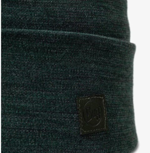 Czapka Buff Merino Heavyweight, solid forest