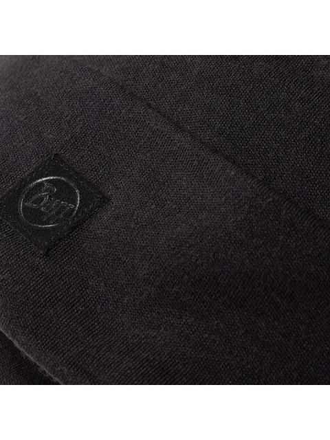 Czapka wełniana Buff Merino Heavyweight, solid black