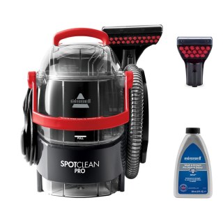 Bissell SpotClean Pro maszyna do czyszczenia dywanów Ręczny Głęboki Czarny, Czerwony, Przezroczysty
