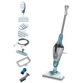 Black & Decker BHSM166DSM odkurzacz parowy Mop parowy 0,5 l 1600 W Kolor Aqua, Biały