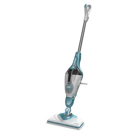 Black & Decker BHSM166DSM odkurzacz parowy Mop parowy 0,5 l 1600 W Kolor Aqua, Biały
