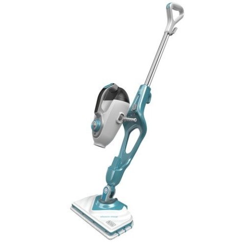Black & Decker BHSM166DSM odkurzacz parowy Mop parowy 0,5 l 1600 W Kolor Aqua, Biały
