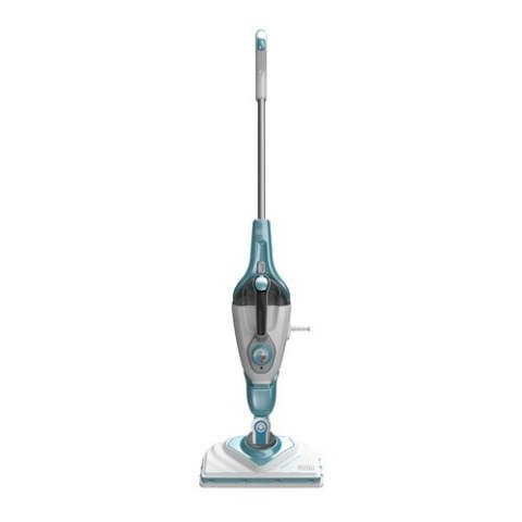 Black & Decker BHSM166DSM odkurzacz parowy Mop parowy 0,5 l 1600 W Kolor Aqua, Biały