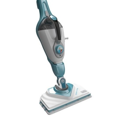 Black & Decker BHSM166DSM odkurzacz parowy Mop parowy 0,5 l 1600 W Kolor Aqua, Biały