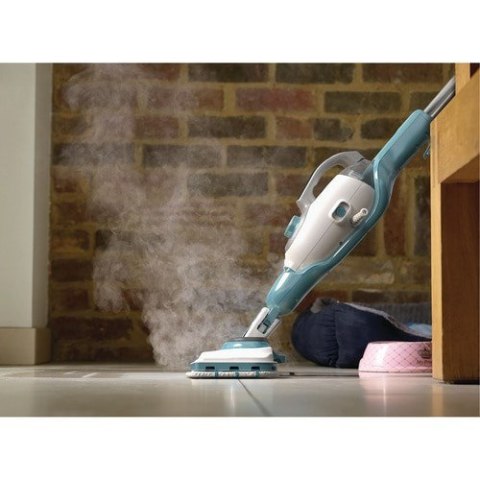 Black & Decker BHSM166DSM odkurzacz parowy Mop parowy 0,5 l 1600 W Kolor Aqua, Biały