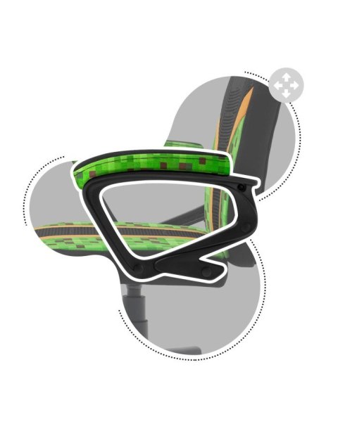 Fotel gamingowy dla dziecka HZ-Ranger 1.0 Pixel mesh (OUTLET)