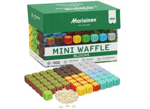 Klocki konstrukcyjne Marioinex Mini Waffle, 502 elementy