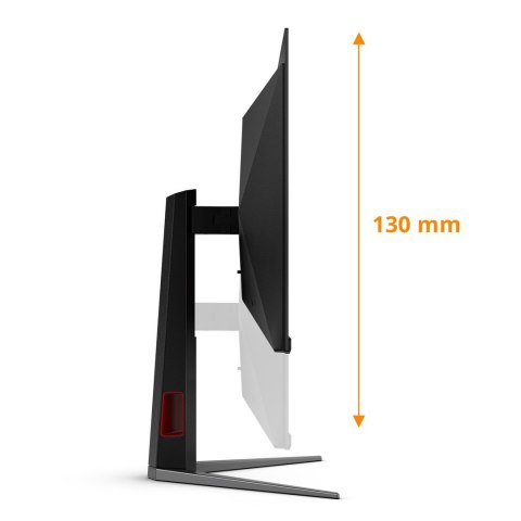 AOC G4 Q27G4ZD monitor komputerowy 68,6 cm (27") 2560 x 1440 px Quad HD QD-OLED Czarny, Czerwony