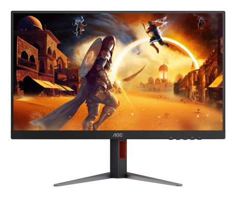 AOC G4 Q27G4ZD monitor komputerowy 68,6 cm (27") 2560 x 1440 px Quad HD QD-OLED Czarny, Czerwony