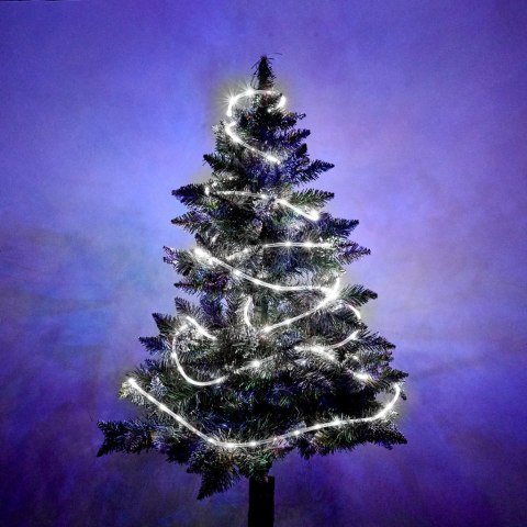 Lampki LED łańcuch sznur wąż 10m 100LED zimny biały Lampki LED łańcuch sznur wąż 10m 100LED zimny biały