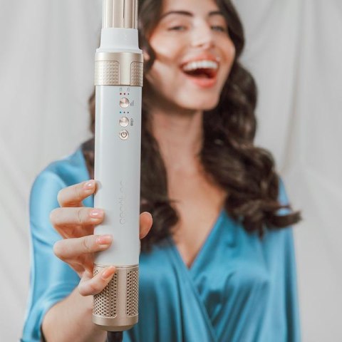 Suszarko-lokówka Cecotec 14w1 Bamba CeramicCare AirGlam Champagne