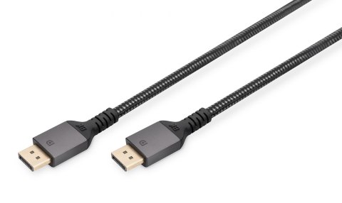 Kabel DisplayPort DIGITUS PREMIUM 8K60Hz UHD DP/DP M/M czarny 3m Kabel DisplayPort DIGITUS PREMIUM 8K60Hz UHD DP/DP M/M czarny 3m