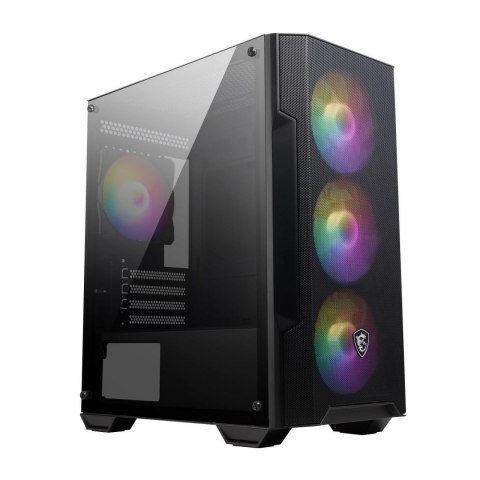 Obudowa MSI MAG FORGE M100A mATX Midi z oknem, bez zasilacza Obudowa MSI MAG FORGE M100A mATX Midi z oknem, bez zasilacza