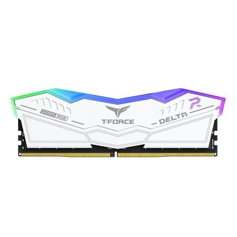 Pamięć DDR5 Team Group DELTA RGB 32GB (2x16GB) 7600MHz CL36 1,4V White Pamięć DDR5 Team Group DELTA RGB 32GB (2x16GB) 7600MHz CL36 1,4V White
