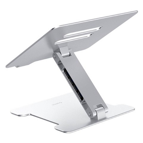 Podstawka Orico LST-4A-SV-BP wbudowany aktywny hub USB 4 porty aluminium Podstawka Orico LST-4A-SV-BP wbudowany aktywny hub USB 4 porty aluminium