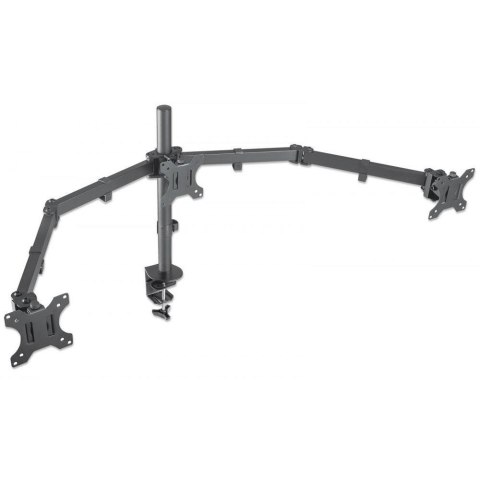 Uchwyt biurkowy Manhattan 13"-27", 3x7kg 3 monitory, regulowany Uchwyt biurkowy Manhattan 13"-27", 3x7kg 3 monitory, regulowany