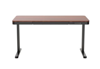 Activejet Biurko z elektryczną regulacją wysokości ET119W-C czarny/orzech. Wymiar blatu 140 x 70 cm.