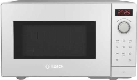 Bosch Serie 2 FFL023MW0 kuchenka mikrofalowa Biały Mikrofalówka Solo Blat 20 l 800 W