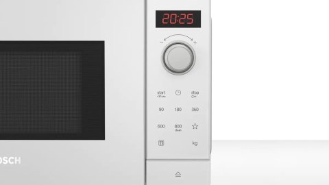 Bosch Serie 2 FFL023MW0 kuchenka mikrofalowa Biały Mikrofalówka Solo Blat 20 l 800 W