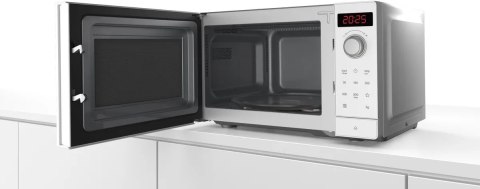 Bosch Serie 2 FFL023MW0 kuchenka mikrofalowa Biały Mikrofalówka Solo Blat 20 l 800 W