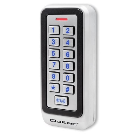 Zamek szyfrowy Qoltec TRITON z czytnikiem RFID | kod | karta | brelok | IP68 | EM Zamek szyfrowy Qoltec TRITON z czytnikiem RFID | kod | karta | brelok | IP68 | EM