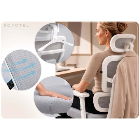 Fotel biurowy ergonomiczny Sofotel Nicea