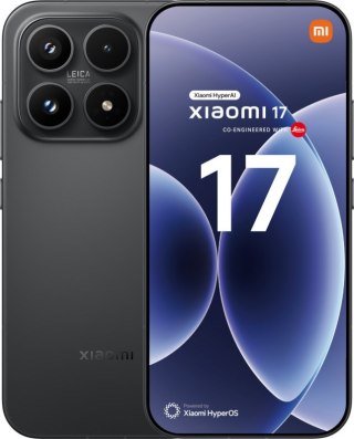 Smartphone XIAOMI 17 5G 12/256 GB Czarny 256 GB Czarny 72952