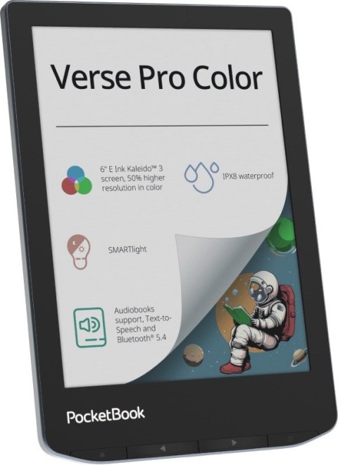 Czytnik E-booków PocketBook Verse Pro Color 634 6" 16GB Wi-Fi Stormy Sea