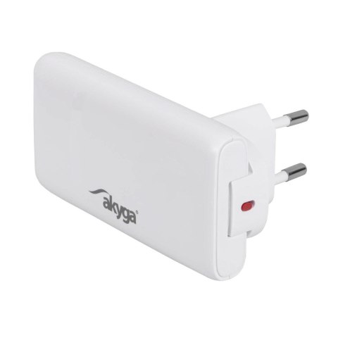 AKYGA ŁADOWARKA 2X USB-C AK-CH-32