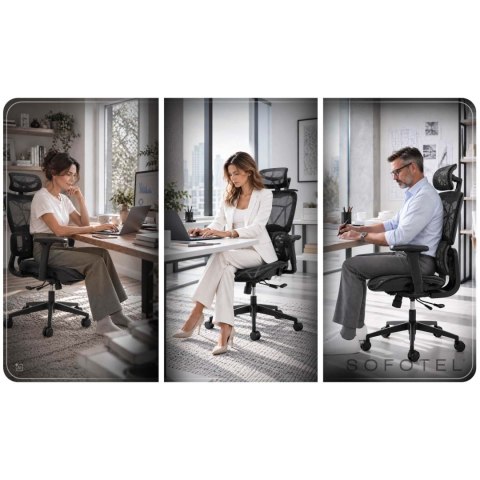 Fotel biurowy ergonomiczny Sofotel Altis