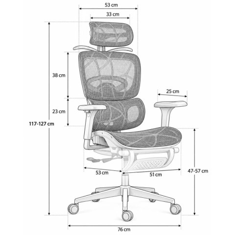 Fotel biurowy ergonomiczny Sofotel Avion