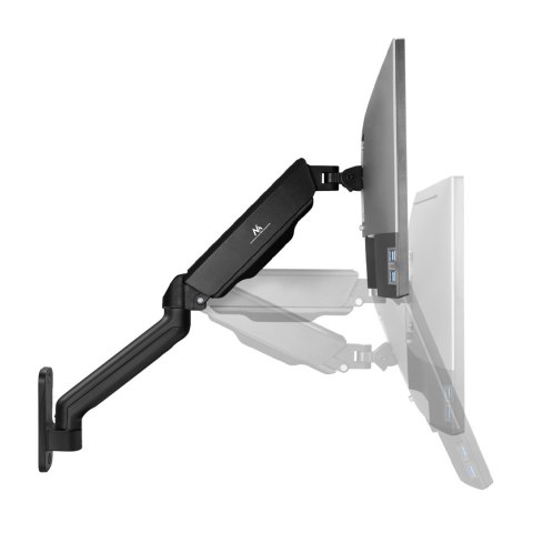 MACLEAN UCHWYT ŚCIENNY MONITORA PODWÓJNE RAMIĘ 17-32" 9KG MAX MC-332