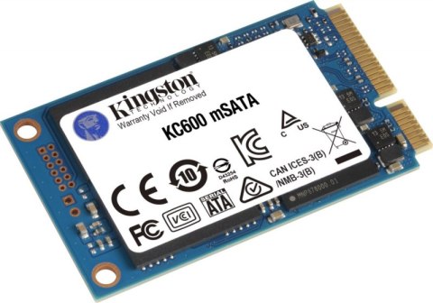 Dysk SSD KINGSTON SKC600MS/1024G (mSATA″ /1TB )