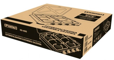 PROMIS KUCHENKA GAZOWA KG400B 4-PALNIKOWA,BIAŁA
