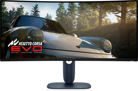 Alienware AW3425DW monitor komputerowy 86,4 cm (34") 3440 x 1440 px Wide Quad HD QD-OLED Niebieski