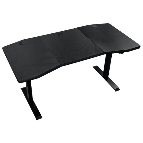 Biurko gamingowe Nitro Concepts D16E Carbon Black 1600x800 - elektrycznie regulowana wysokość