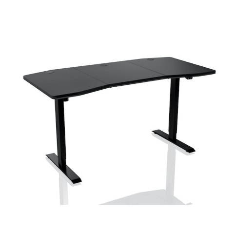 Biurko gamingowe Nitro Concepts D16E Carbon Black 1600x800 - elektrycznie regulowana wysokość