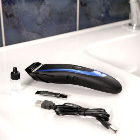 ELDOM STRZYŻARKA DO WŁOSÓW MG11U RAZOR, AKUMULATOROWO-SIECIOWA, TRYMER ,REGULACJA DŁUGOŚCI
