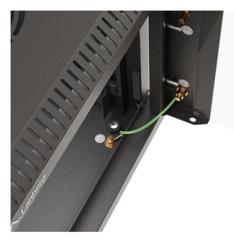 LANBERG SZAFA INSTALACYJNA RACK WISZĄCA 10" 4U 300X300 CZARNA DRZWI PRZESZKLONE (FLAT PACK)
