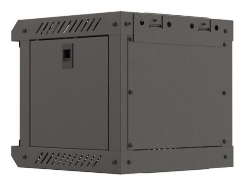 LANBERG SZAFA INSTALACYJNA RACK WISZĄCA 10" 4U 300X300 CZARNA DRZWI PRZESZKLONE (FLAT PACK)