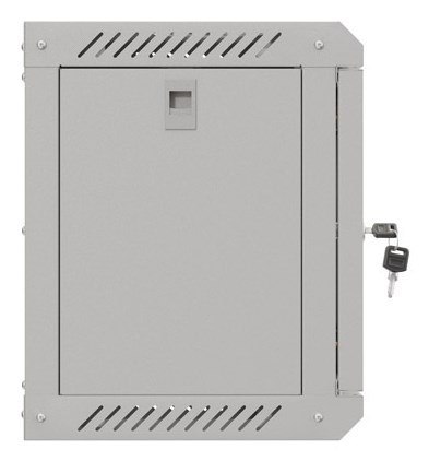 LANBERG SZAFA INSTALACYJNA RACK WISZĄCA 10" 6U 300X300 SZARA DRZWI PRZESZKLONE (FLAT PACK)