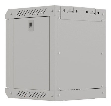 LANBERG SZAFA INSTALACYJNA RACK WISZĄCA 10" 6U 300X300 SZARA DRZWI PRZESZKLONE (FLAT PACK)