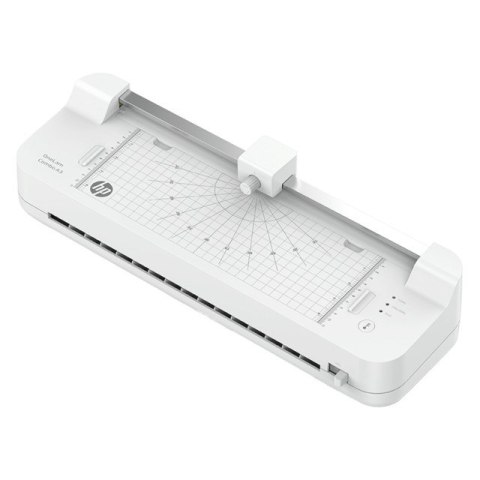 HP Laminator ONELAM COMBO A3, na zimno/gorąco, zintegrowany trymer, zaokrąglacz rogów, prędkość 40cm/min + 15 folii: 3xA4, 4xA5,