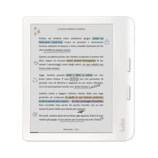 Czytnik e-booków Kobo Libra Colour 7" E-Ink Kaleido 3 32GB WI-FI White (OUTLET)