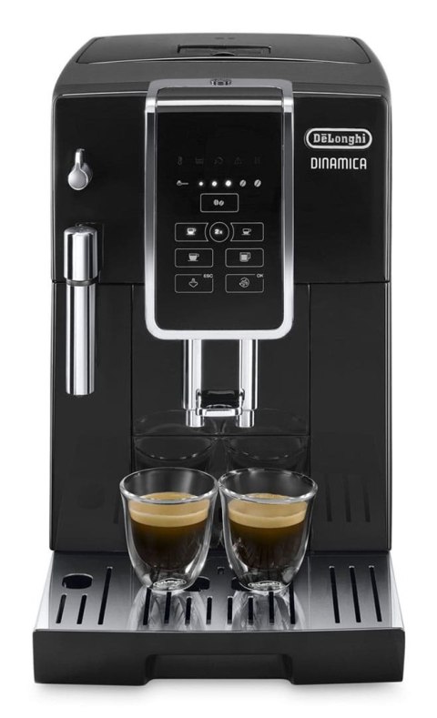 Ekspres ciśnieniowy automatyczny DeLonghi Dinamica ECAM 350.15.B (1450W; kolor czarny)