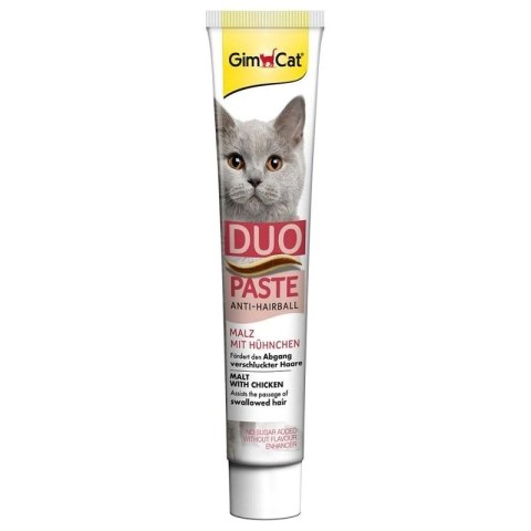 GimCat Duo Paste Anti-Hairball z kurczakiem 50g