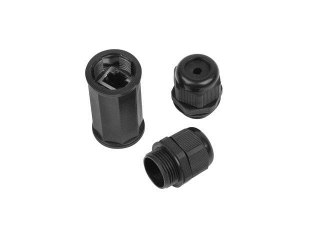 LANBERG ZŁĄCZKA SIECIOWA RJ45->RJ45 KAT.6 FTP WODOODPORNA IP67 AD-RJ45-OS6-IP67