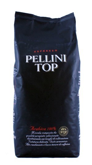 Kawa Pellini Top 100% Arabica 1 kg, Ziarnista Kawa Pellini Top 100% Arabica 1 kg, Ziarnista