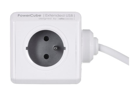Przedłużacz allocacoc PowerCube Extended USB 2404/FREUPC (3m; kolor szary) Przedłużacz allocacoc PowerCube Extended USB 2404/FREUPC (3m; kolor szary)