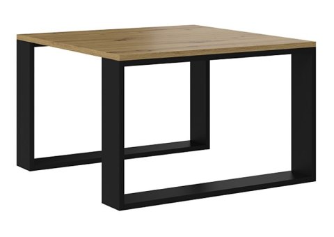 Stolik MODERN MINI 67x67xH40 artisan/czarny Stolik MODERN MINI 67x67xH40 artisan/czarny